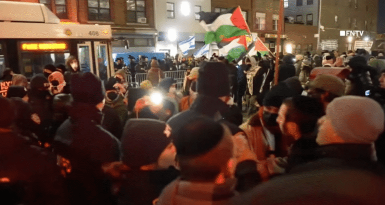 Des affrontements après une manifestation pro-palestinienne dans un « quartier juif » de New York