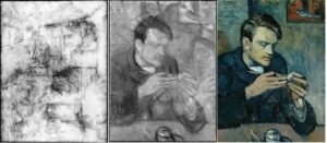 Des rayons X révèlent une femme dissimulée sous une toile de Picasso