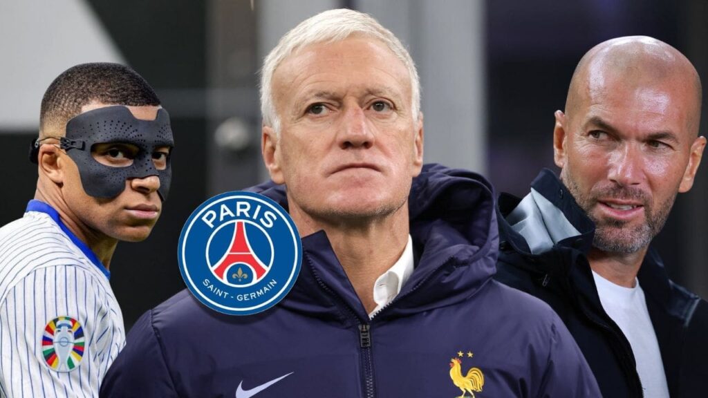 Deschamps Zidane France PSG Mbappe