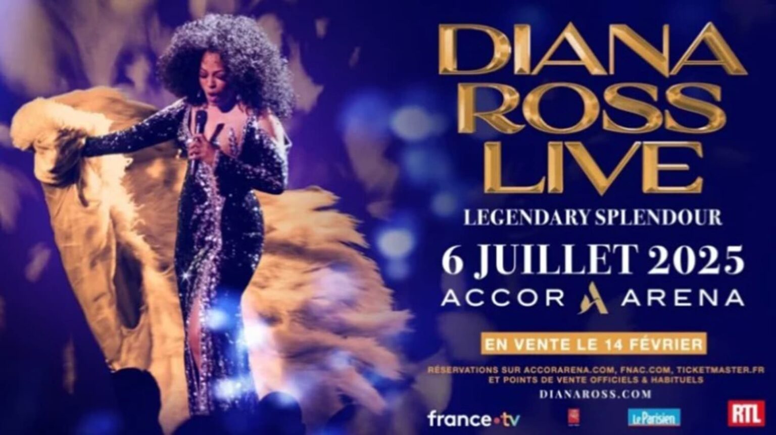 Diana Ross concert Paris Accor Arena juillet 2025