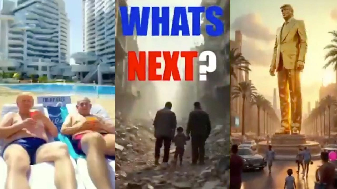 Malaise autour de la vidéo diffusée par Donald Trump sur le futur (imaginaire) de Gaza