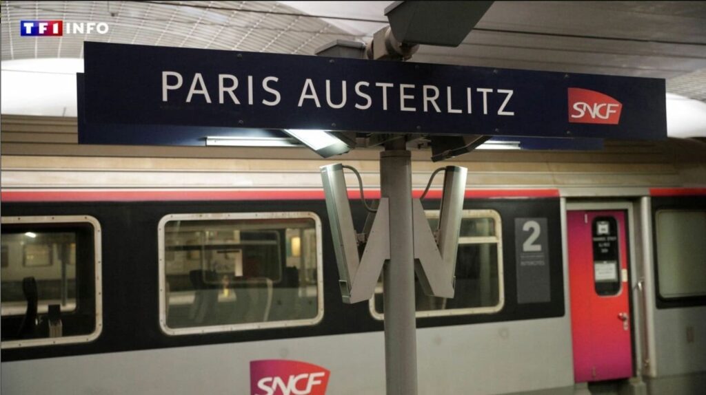 Gare d'Austerlitz homme armée croix gammée