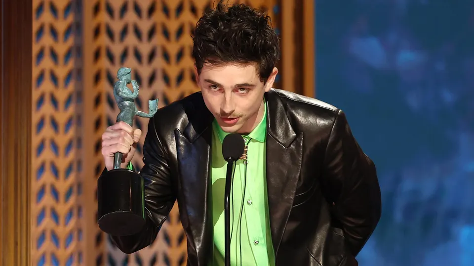 Timothée Chalamet wins SAG Awards and shares his big ambitions in Hollywood - Interview