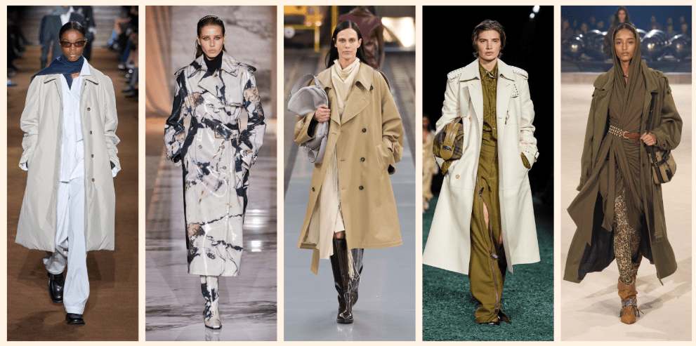 Le Trench Coat Tel Que Nous Lavons Vu Chez Isabel Marant Burberry Roberto Cavalli Et Miu Miu