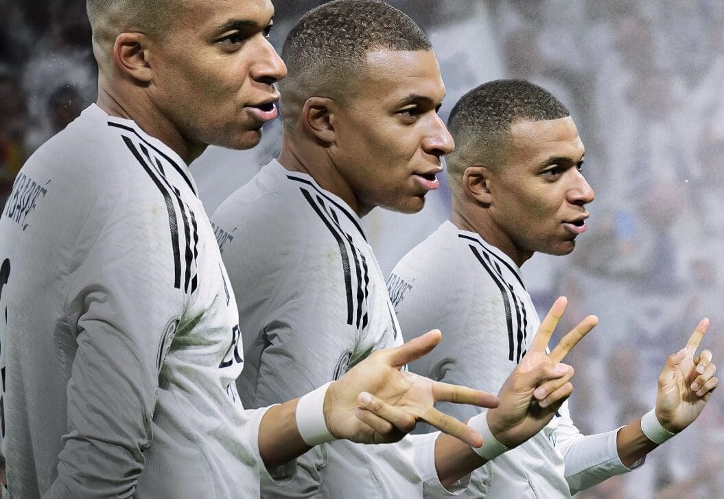 Michel Der Zakarian accueille Kylian Mbappé à Caen, le lendemain de son triplé en Ligue des Champions