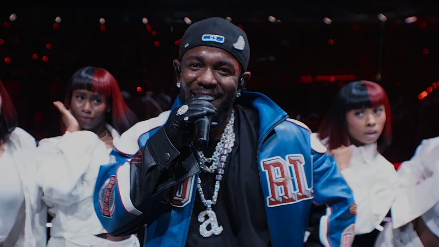 Kendrick Lamar Smile Drake Super Bowl