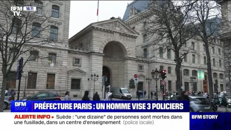 Agression de policiers devant la préfecture à Paris: l’individu était sous OQTF