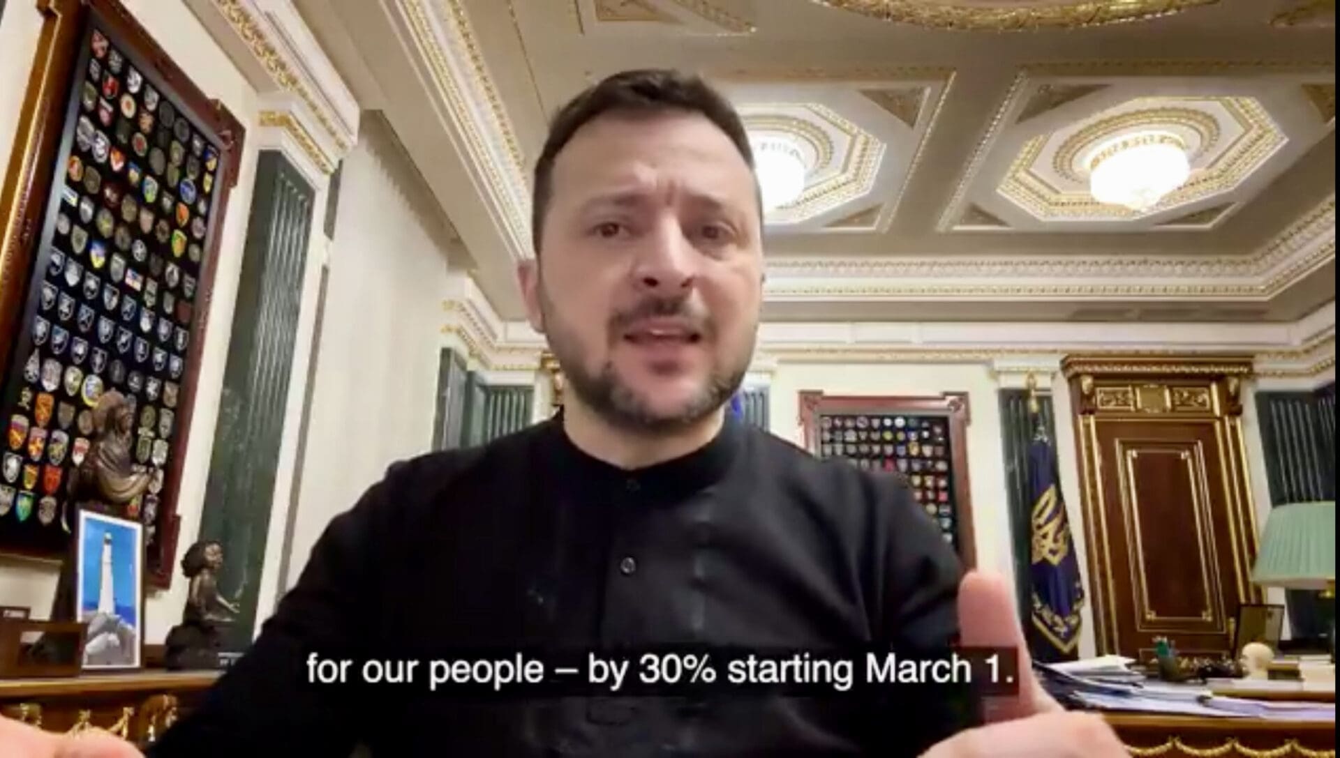 Volodymyr Zelensky: «La force de l’Amérique, avec l’Ukraine et nos partenaires, est suffisante pour pousser la Russie vers la paix.»