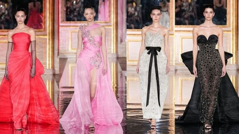Zuhair Murad nous transporte dans un univers enchanteur avec sa collection de haute couture printemps-été 2025, inspirée d’un "refuge tropical"