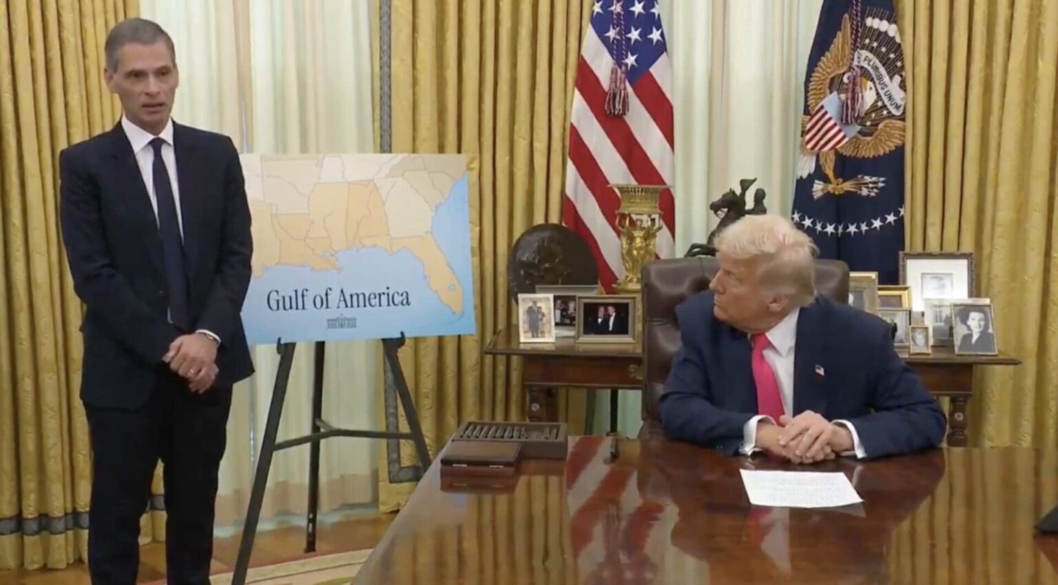 Rodolphe Saadé (CMA CGM) à la Maison Blanche pour signer un contrat record, Donald Trump s'en réjouit