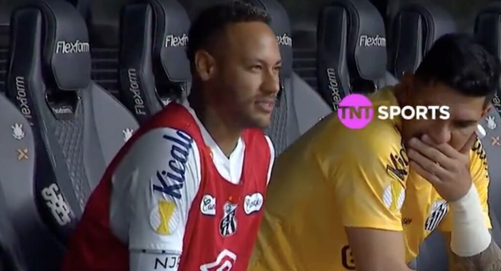 Santos Neymar blessé