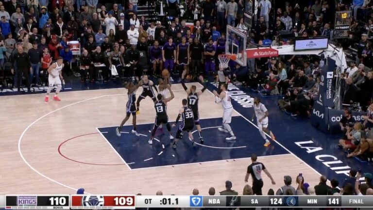 NBA – Le panier victorieux de Kawhi Leonard, entouré de 5 adversaires