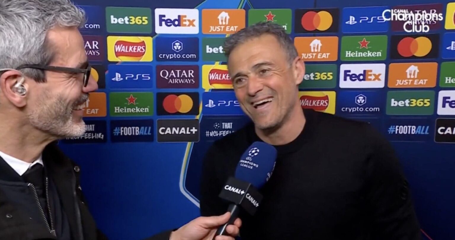 Luis Enrique heureux après Liverpool PSG