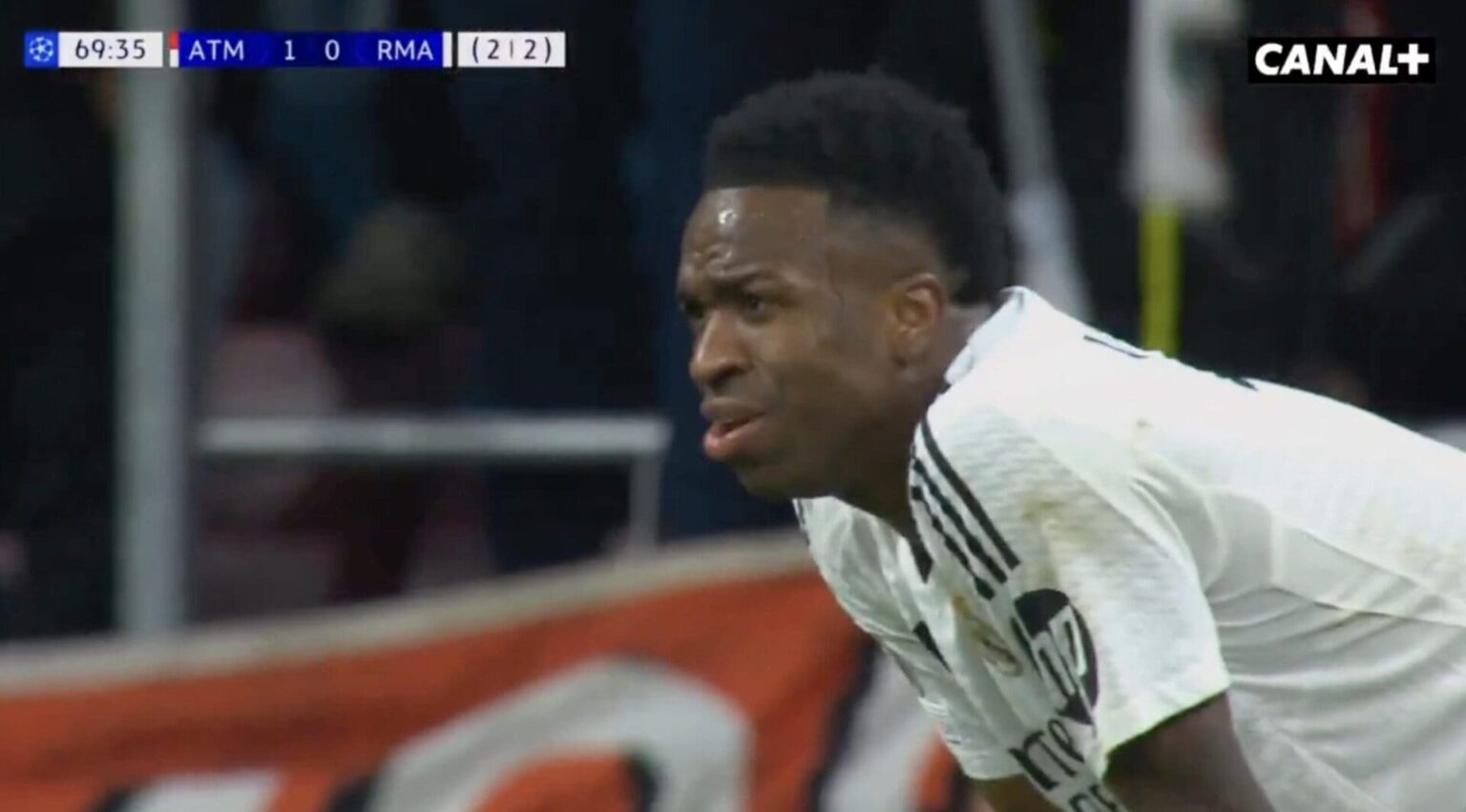 Vinicius penalty missed against Atletico