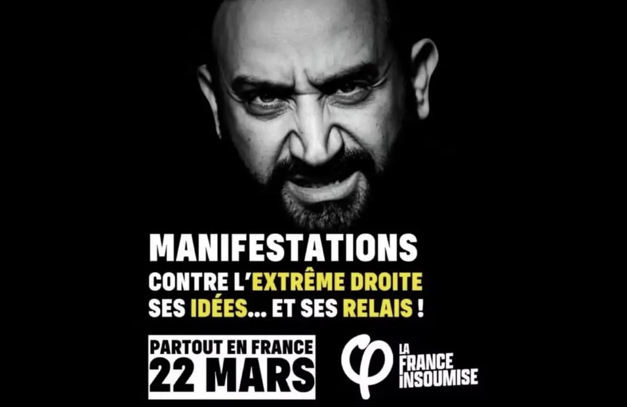 LFI tente de se justifier après un visuel polémique sur Hanouna : l’IA comme bouc émissaire ?