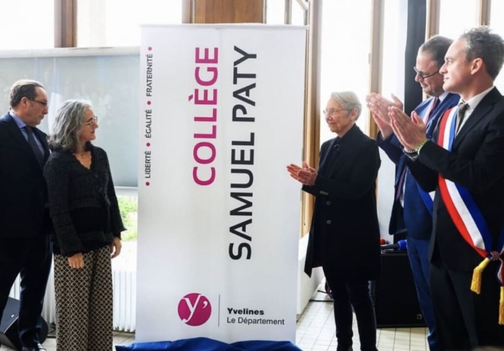 Collège Samuel Paty : « ni l&rsquo;oubli, ni la peur ne l’emporteront », l&rsquo;établissement du Bois d&rsquo;Aulne rebaptisé en hommage à l&rsquo;enseignant assassiné