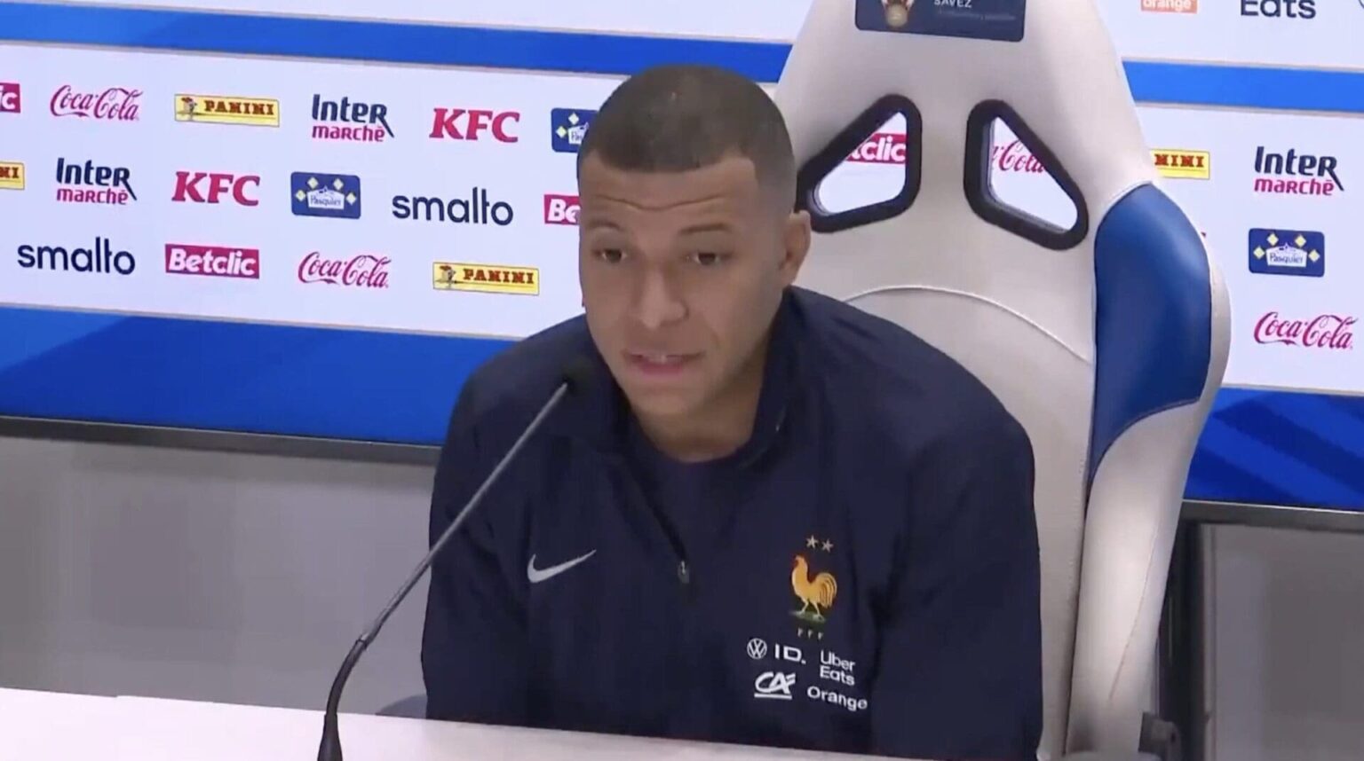 Mbappe conference de presse