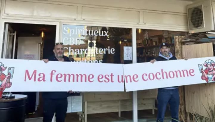 Cannes : une épicerie contrainte de retirer son enseigne provocante