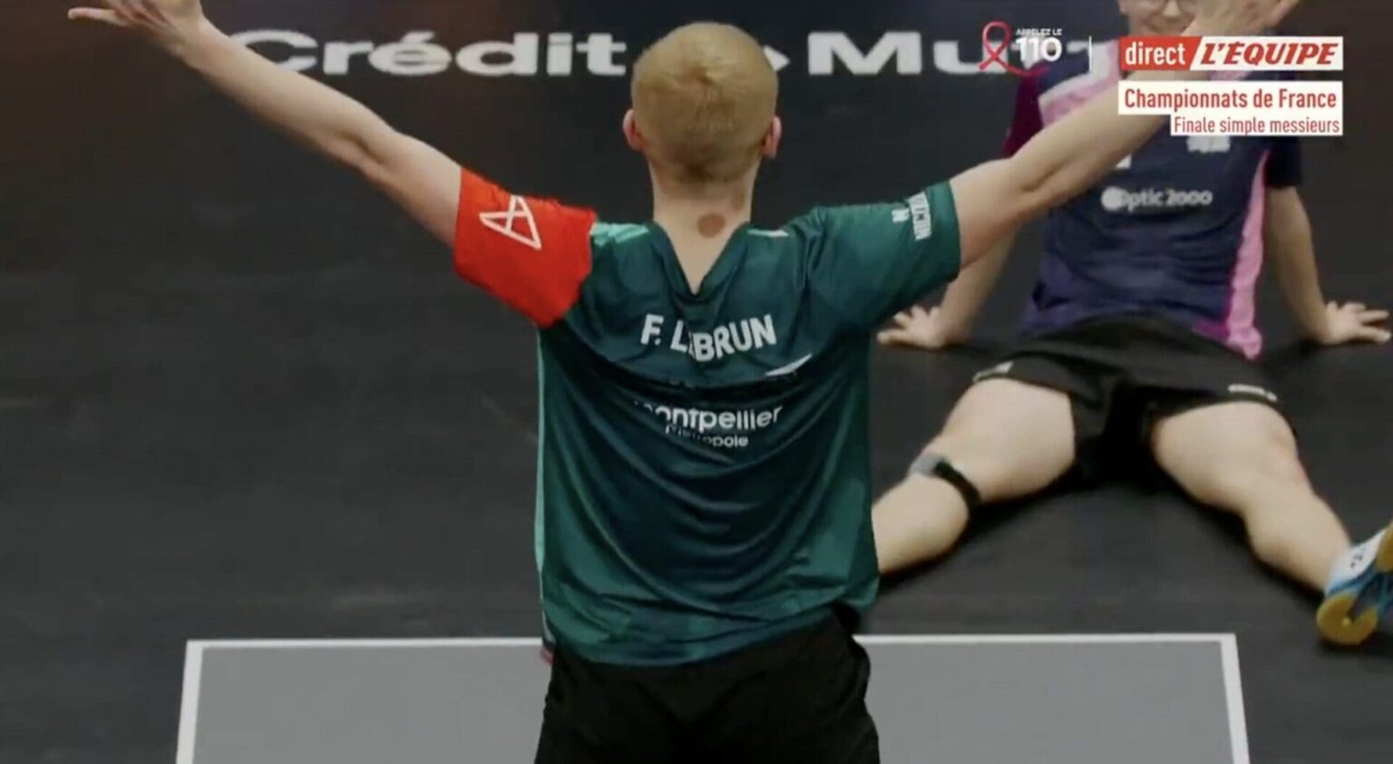 Alexis Lebrun battu par son frère Felix en finale