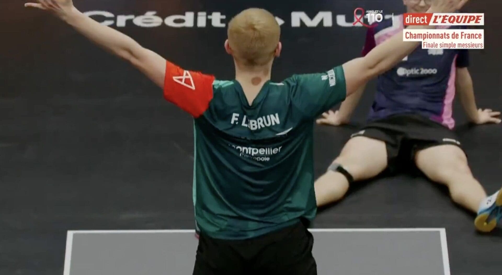 Le petit frère bat le grand ! Felix Lebrun champion de France de tennis de table