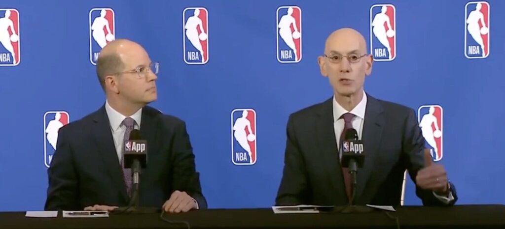 Adam Silver NBA sonde l'Europe