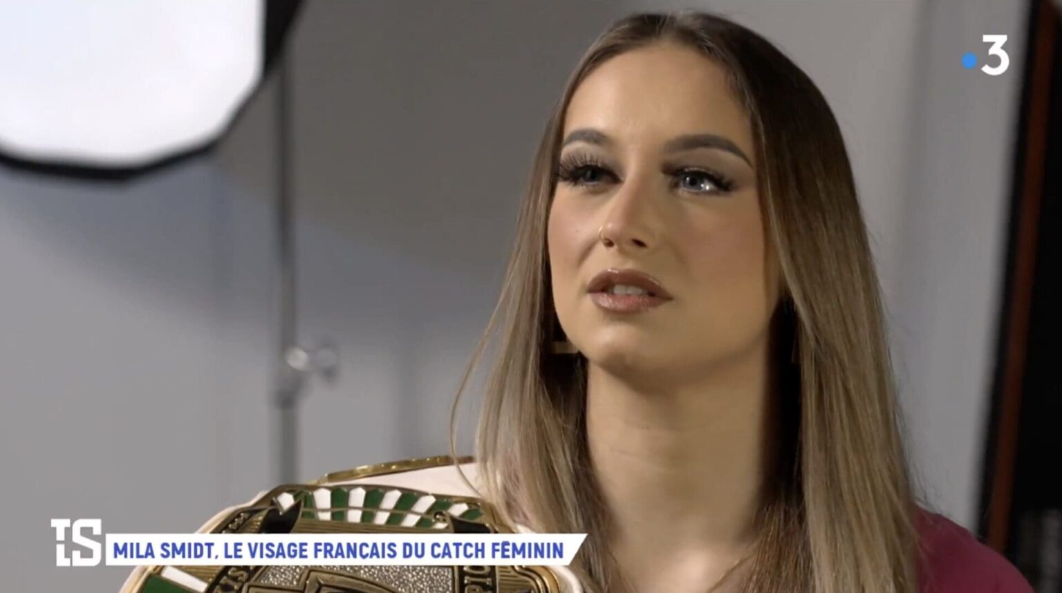 Mila Smidt, l'Alsacienne star du catch féminin en Europe rêve de la WWE