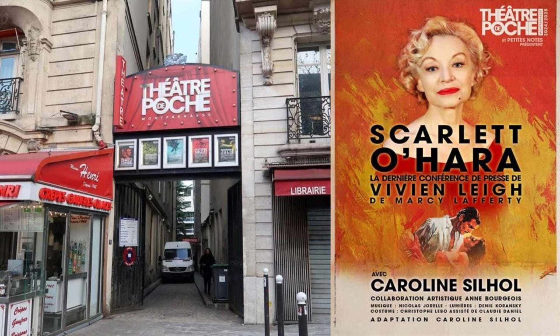 Vivien Leigh se dévoile au Théâtre de Poche Montparnasse dans “Scarlett O’Hara”