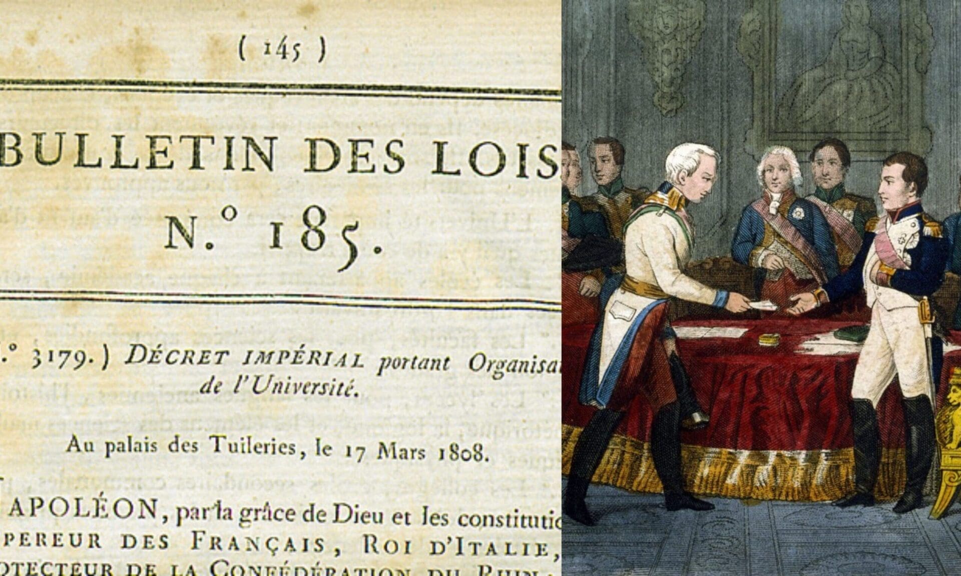 C’était un 17 mars : Napoléon organise l’Université impériale