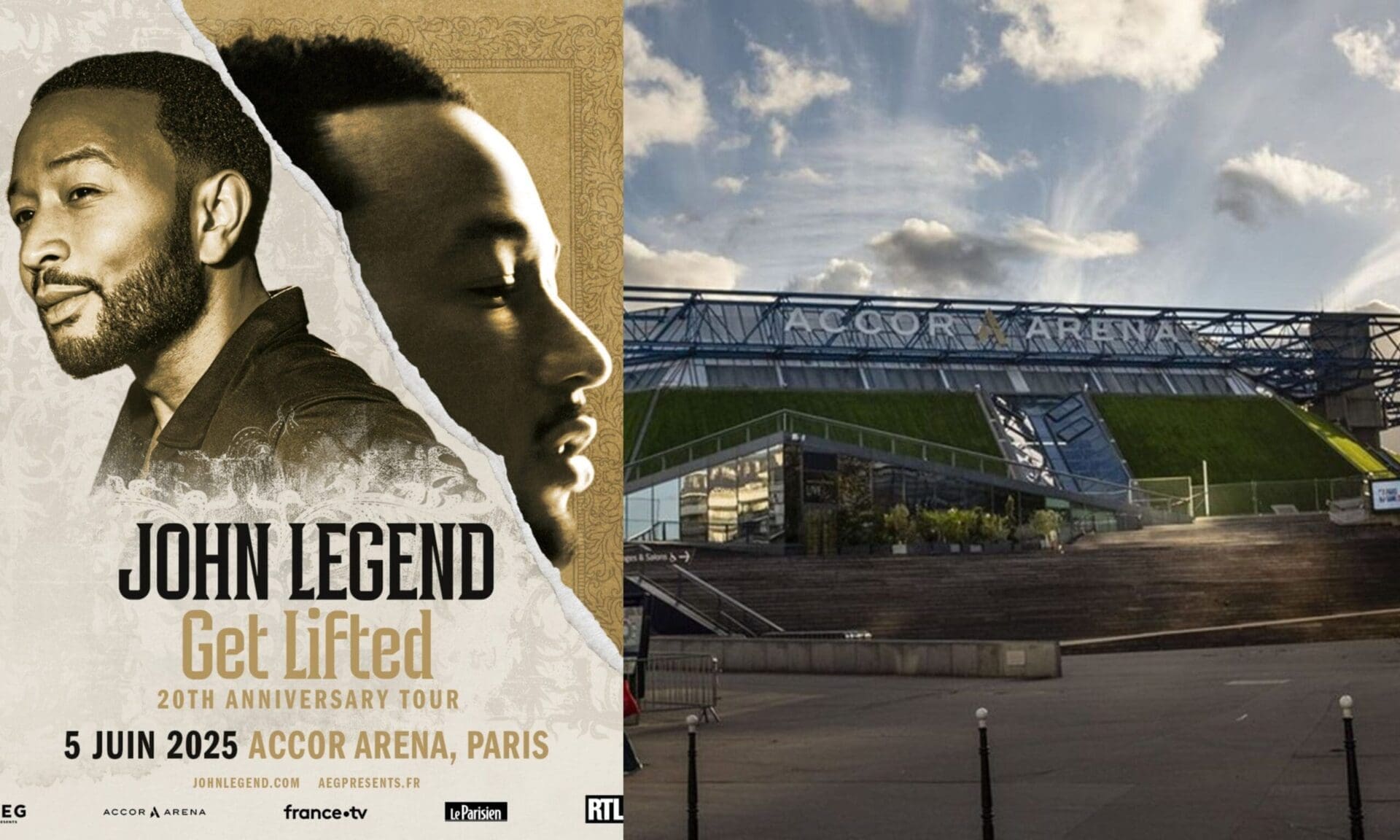 John Legend fête les 20 ans de Get Lifted avec un concert exceptionnel à Paris