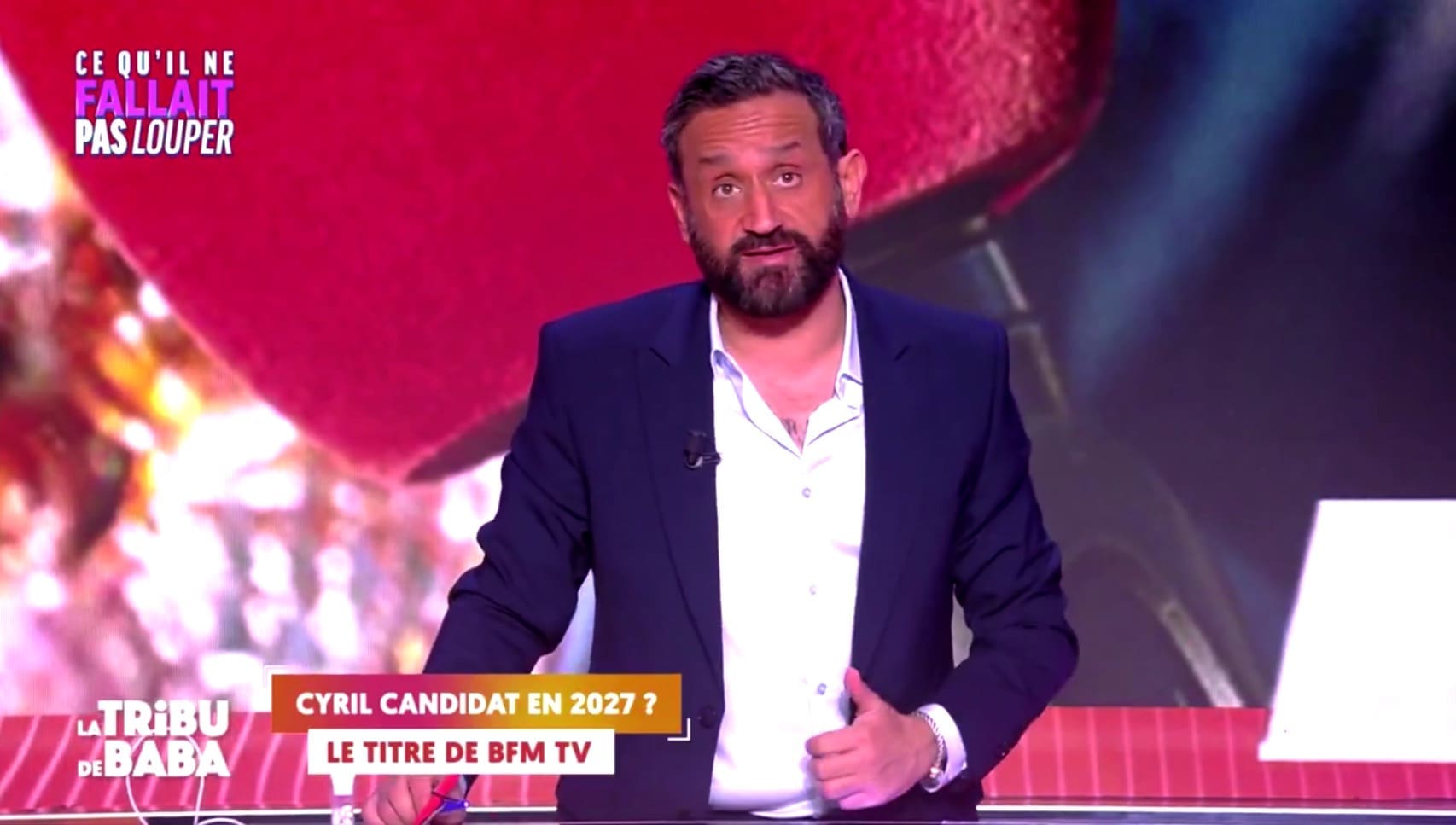 Cyril Hanouna: "À BFM TV, ils vous fournissent une peau de chamois pour lustrer Macron. Benjamin Duhamel, c'est le lustreur en chef. Pas étonnant que BFMTV se fasse éclater par CNews."