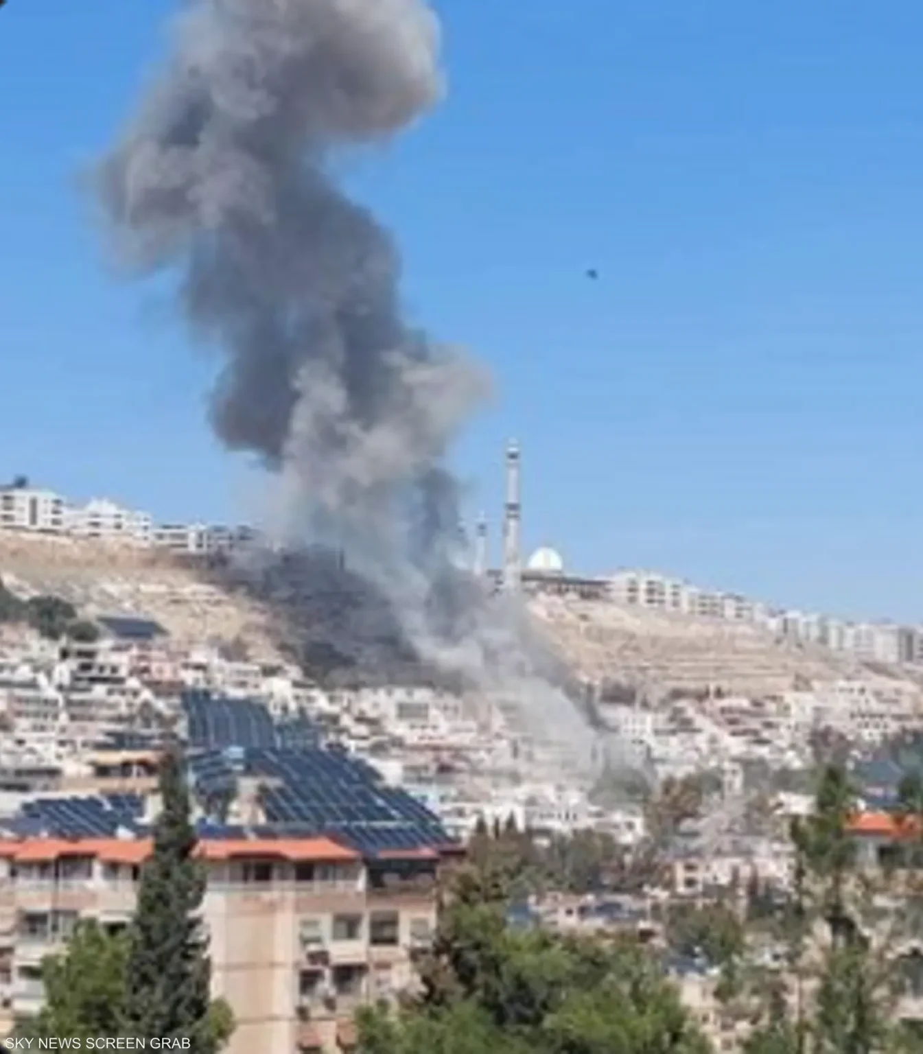 Déclaration de l'armée israélienne concernant le frappe à damas