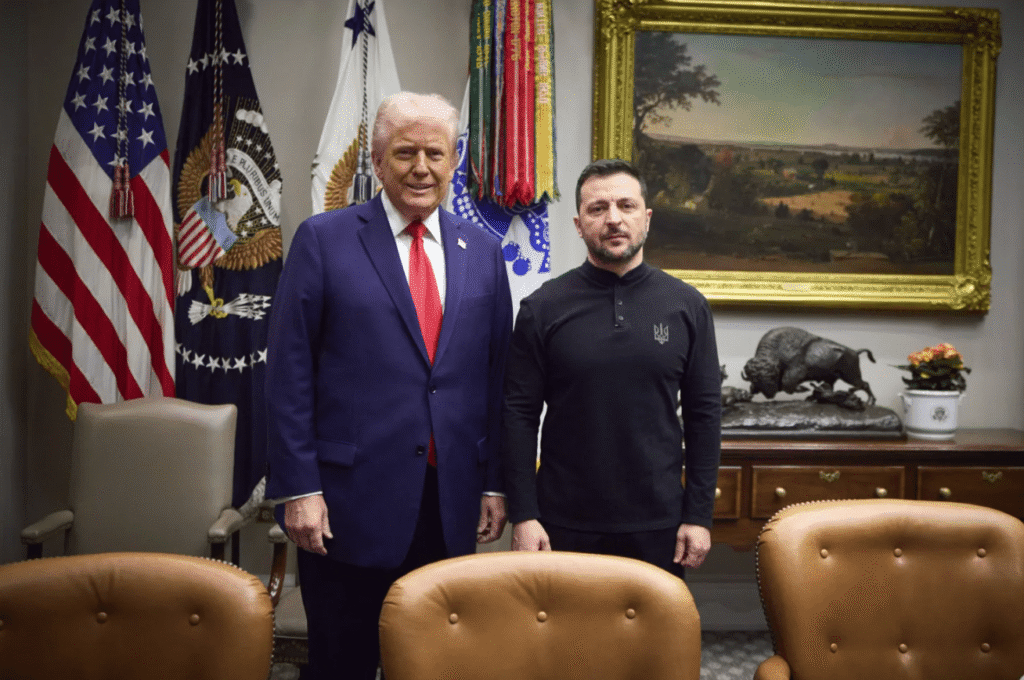 Journal des alliés de trump ont tenu des discussions avec des opposants politiques de zelensky