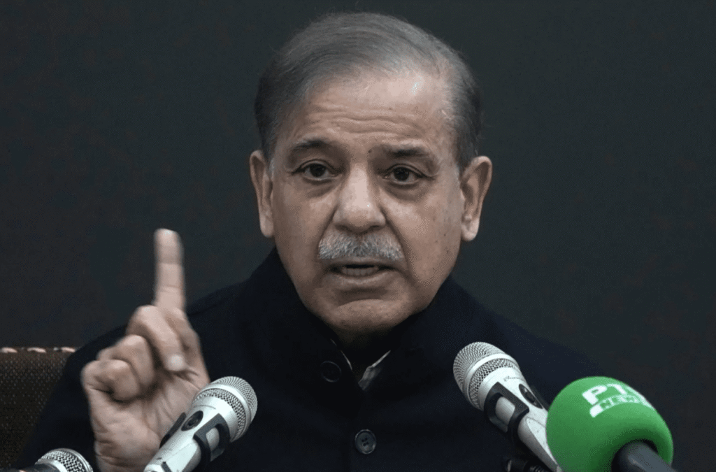 Le Premier ministre pakistanais Shehbaz Sharif