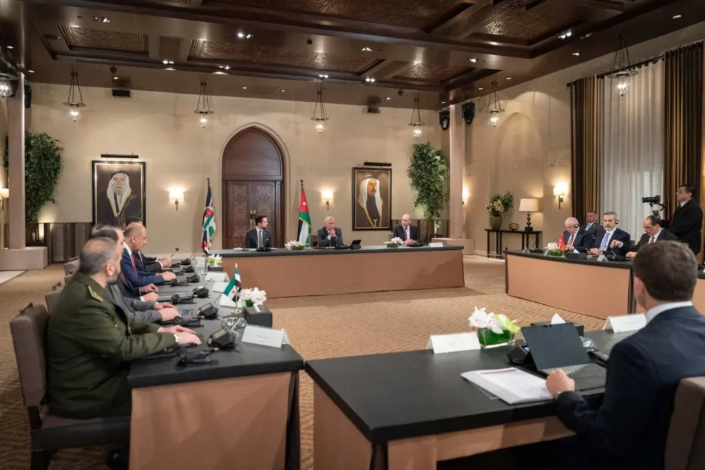 Le roi de jordanie Nous nous tenons aux côtés de la syrie pour préserver sa sécurité, sa stabilité et l’unité de son territoir