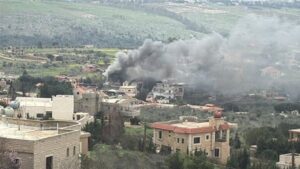 Liban Raid sur yahmr al-janoub, dans le sud du pays