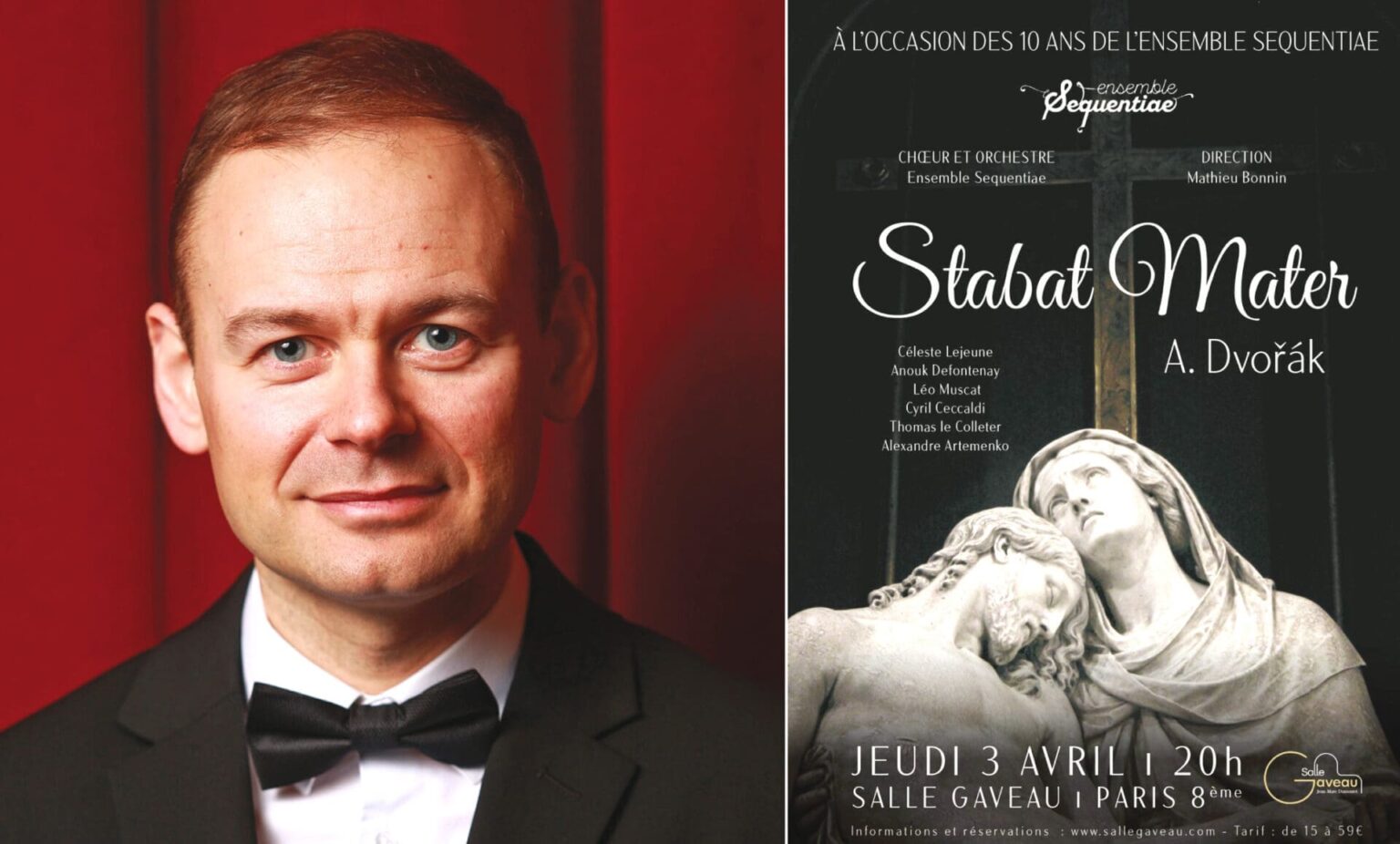 INTERVIEW - Après le succès des 'Concertos pour la Paix' d'Omar Harfouch, Mathieu Bonnin, chef d'orchestre, fête les 10 ans de l'ensemble Sequentiae le 3 avril à Paris