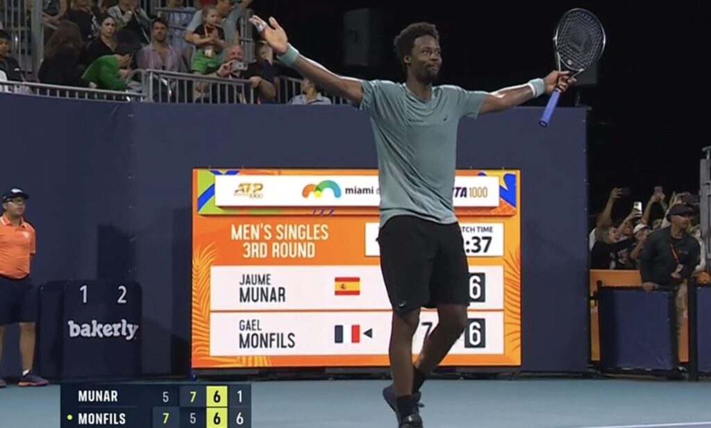 Monfils won Miami open
