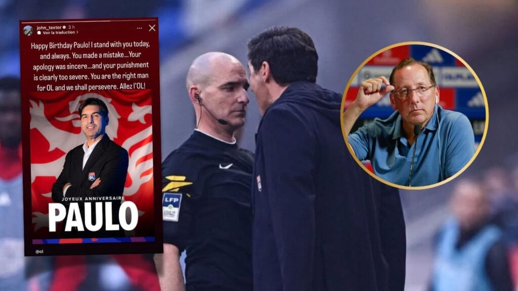 "À tes côtés pour toujours" : John Textor (OL) vole au secours de son coach, Paulo Fonseca, suspendu 9 mois