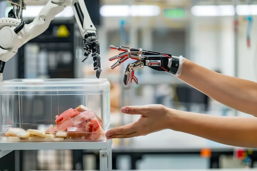 Un robot de la taille de la paume de la main effectuant des tâches précises dans des environnements extrêmes