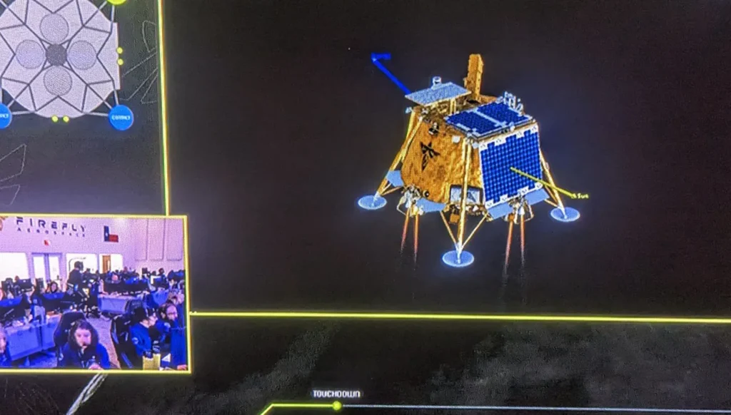 Une sonde spatiale américaine atterrit sur la Lune