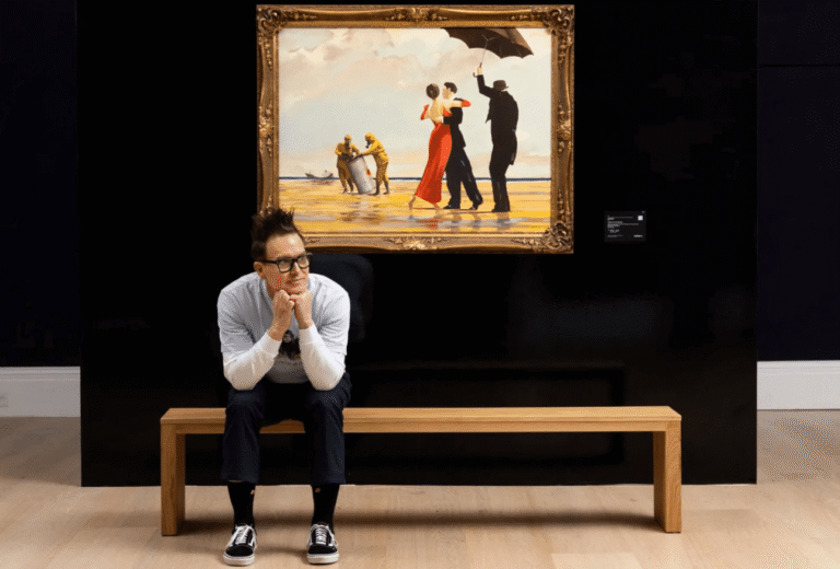 Vente d'une œuvre rare montrant la satire de banksy pour 4 millions de livres sterling