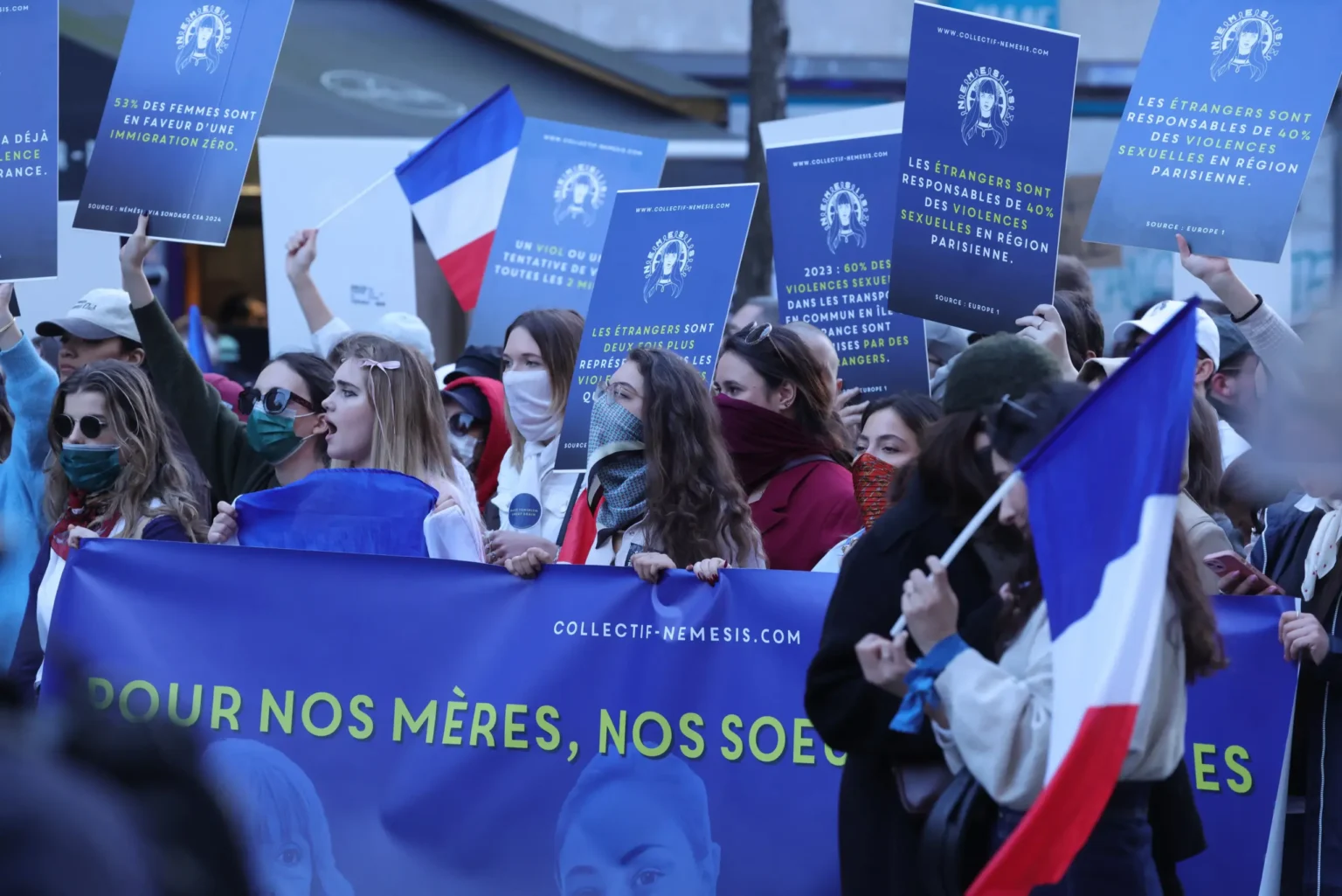Le 8 mars à Paris : courageuses mais censurées,  Némésis face à l’hostilité de la bien pensance