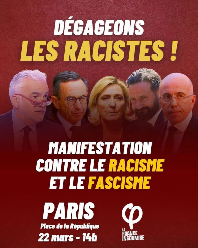 «Dégageons Les Racistes! Faites-Les Partir!» Nouveau Dérapage De Lfi, Qui S’en Prend À Hanouna, Pascal Praud Ou Encore Marine Le Pen