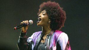 Ebony cible d’un geste raciste en plein concert, la chanteuse fond en larmes sur scène
