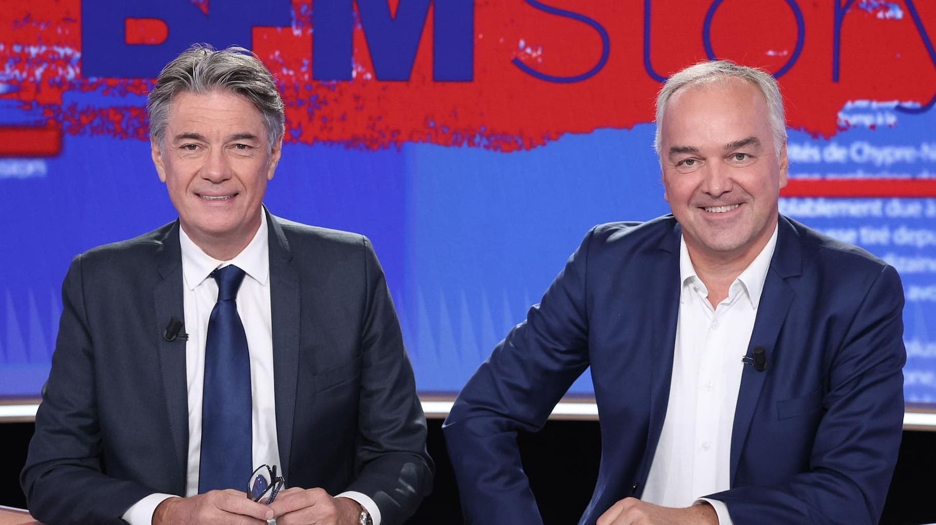 "On est dans un groupe qu'on aime." Alain Marschall et Olivier Truchot restent sur BFMTV et RMC