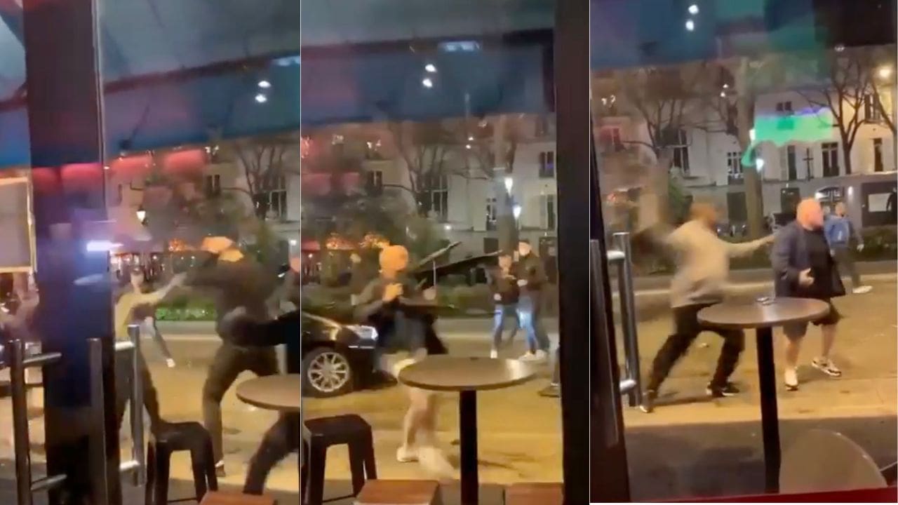 Grosse bagarre en plein Paris entre supporters du PSG et d'Aston Villa