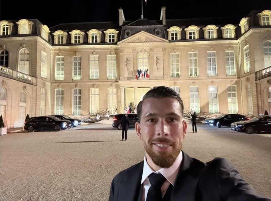 Le milieu de terrain de l'OM Pierre-Emile Højbjerg invité surprise à l'Elysée