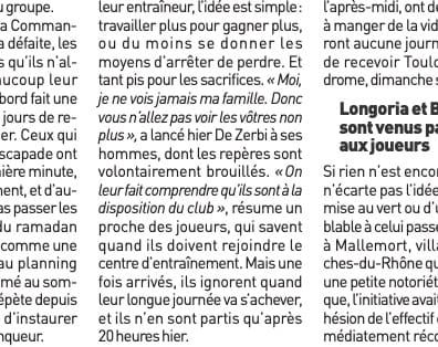 — « Moi, Je Ne Vois Jamais Ma Famille. Vous N’allez Pas Voir Les Vôtres Non Plus » : Roberto De Zerbi Recadre Le Vestiaire De L&Rsquo;Om