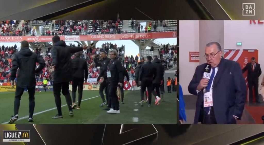 Jean-Pierre Caillot VAR Reims Strasbourg