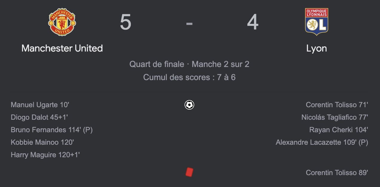 — 2-0, 2-2, 2-4, 4-4, 5-4 !